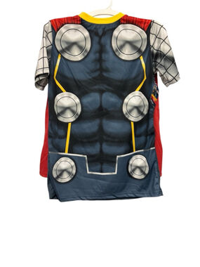 Marvel THOR costume top with detachable cape L/xl